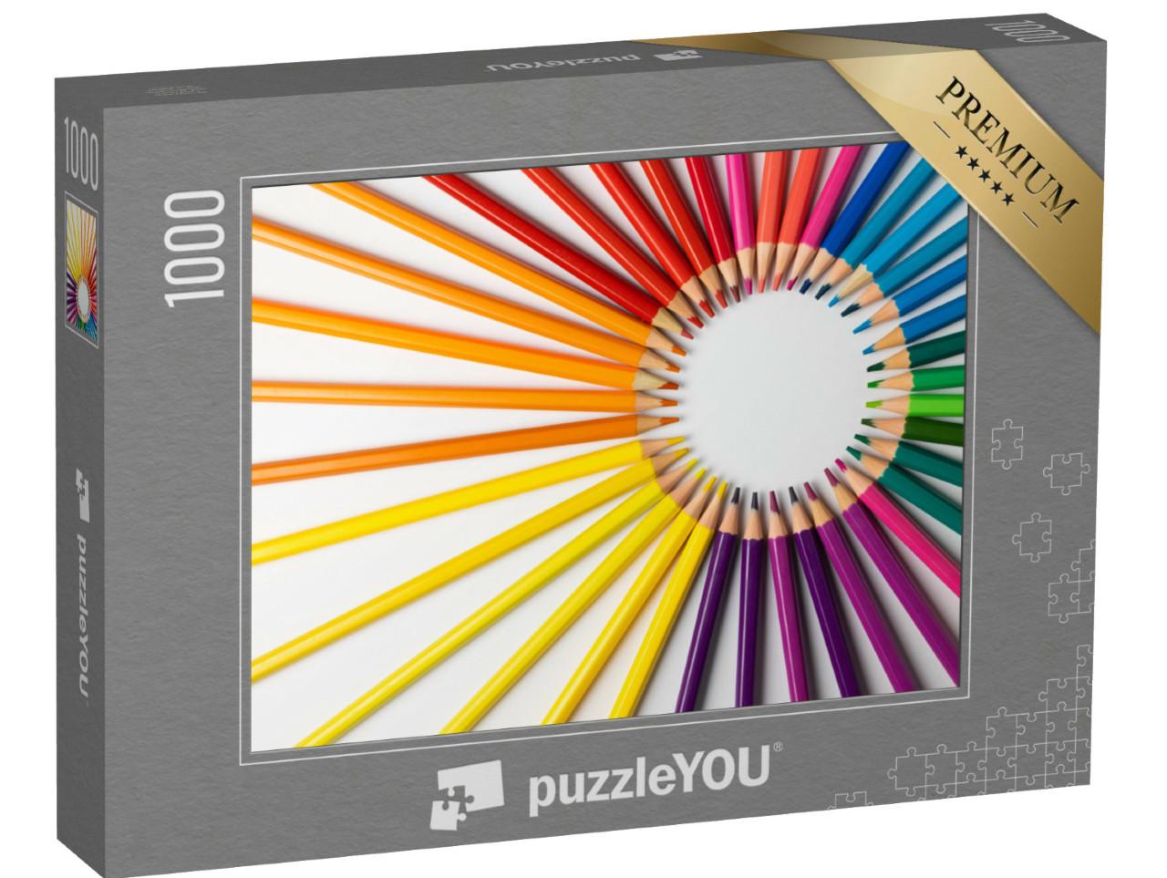 Puzzle 1000 pezzi „Matite colorate“
