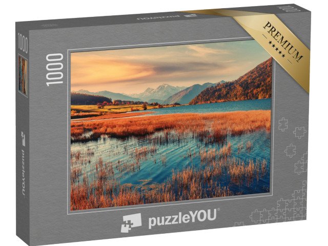 Puzzle 1000 pezzi „Panorama autunnale dell'Haidersee“