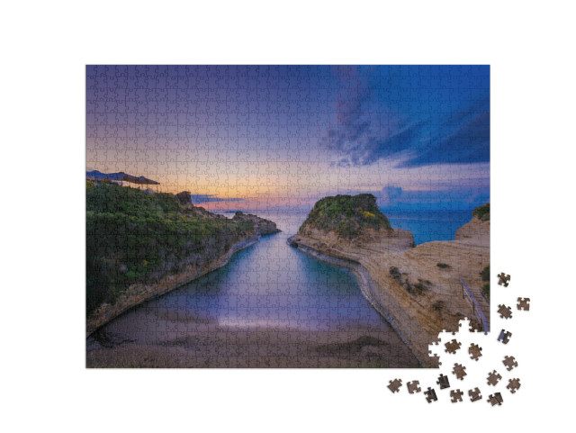 Puzzle 1000 pezzi „Canal D'Amour, Corfù, Sidari, Grecia“