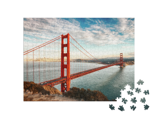 Puzzle 500 pezzi „Ponte del Golden Gate, San Francisco, USA“