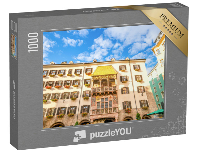 Puzzle 1000 pezzi „Tetto d'oro, Innsbruck“