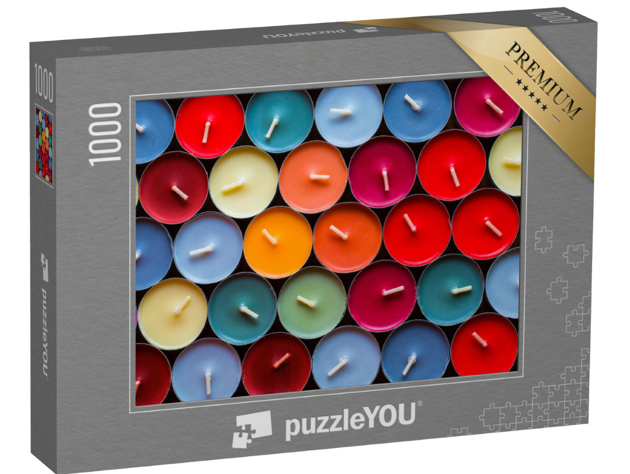 Puzzle 1000 pezzi „Lampade da tè colorate“