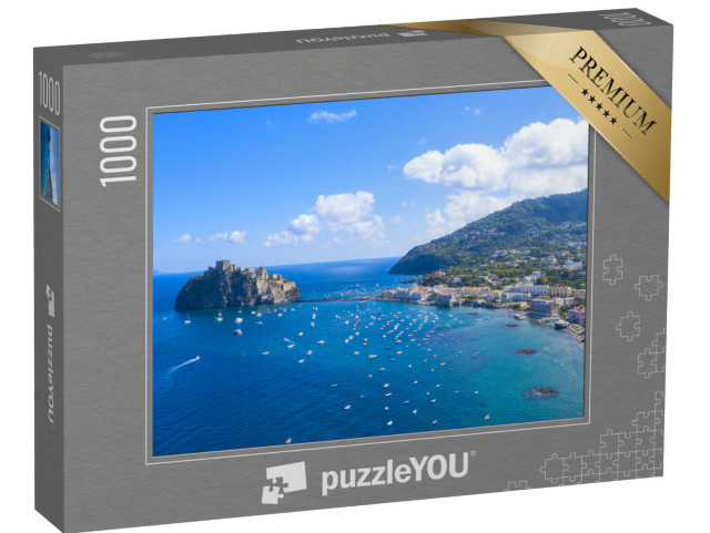 Puzzle 1000 pezzi „Isola di ischia, Italia, mare mediterraneo“