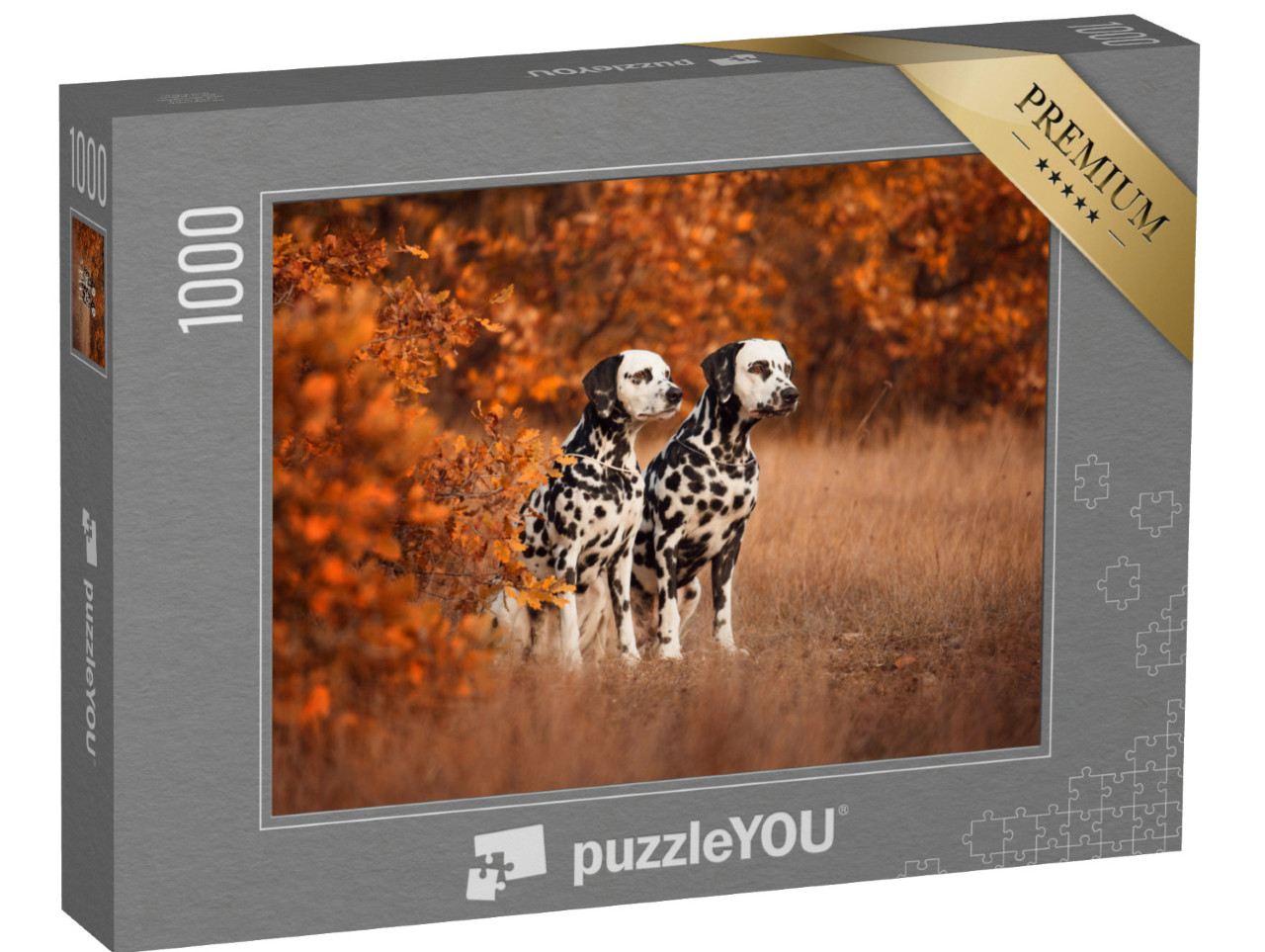 Puzzle 1000 pezzi „Due dalmata a passeggio“