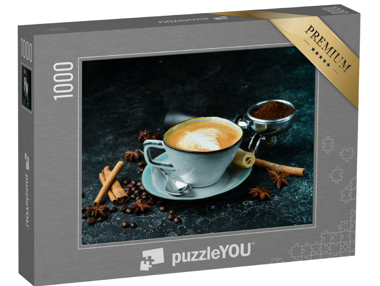 Puzzle 1000 pezzi „Caffè cappuccino appena preparato“