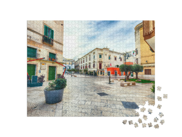 Puzzle 1000 pezzi „Il centro storico di Gravina in Puglia. Gravina in Puglia antica città, Puglia, Italia. Europa“