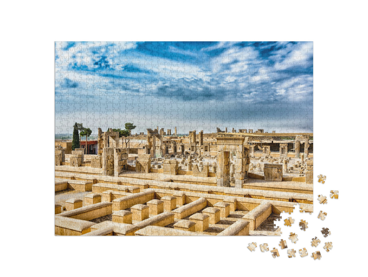 Puzzle 1000 pezzi „Persepoli in Iran: capitale degli achemenidi, antica Persia“