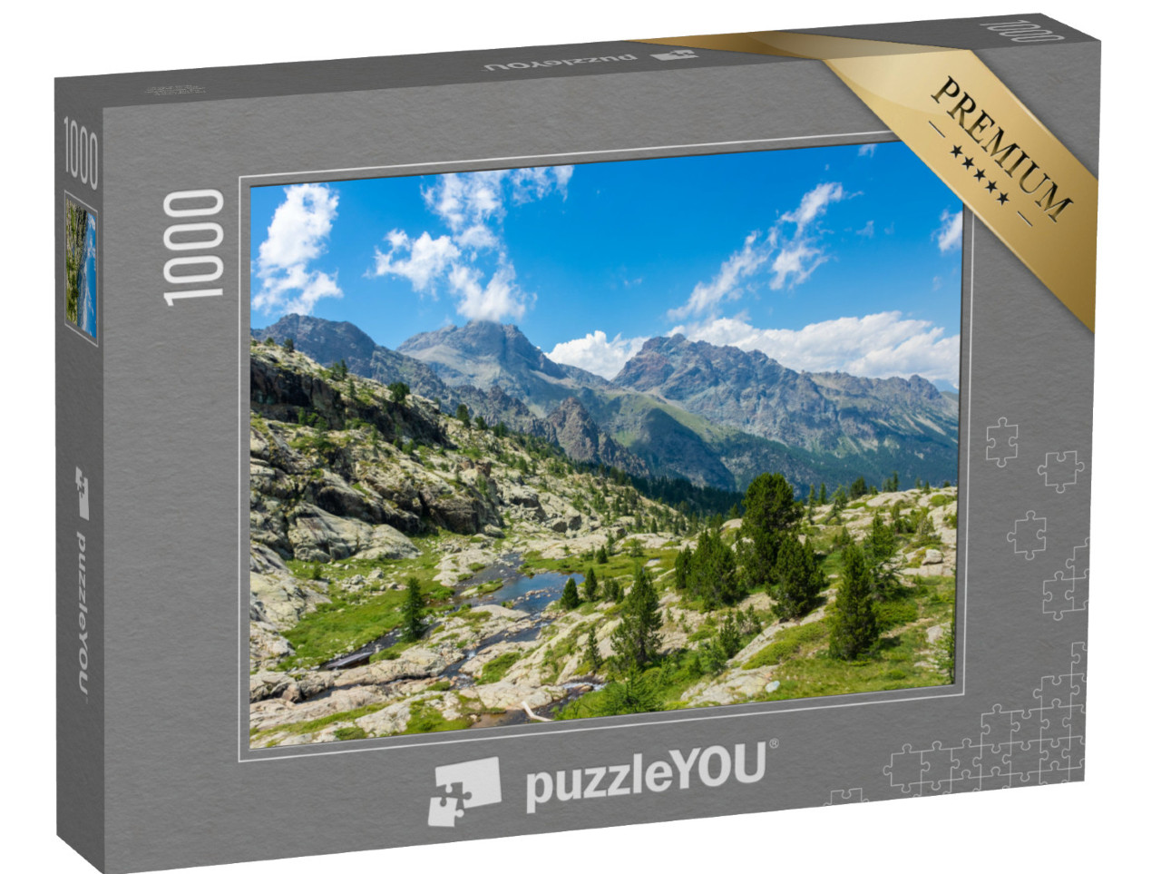 Puzzle 1000 pezzi „Paesaggio del Monte Avic, Valle d'Aosta, Italia“