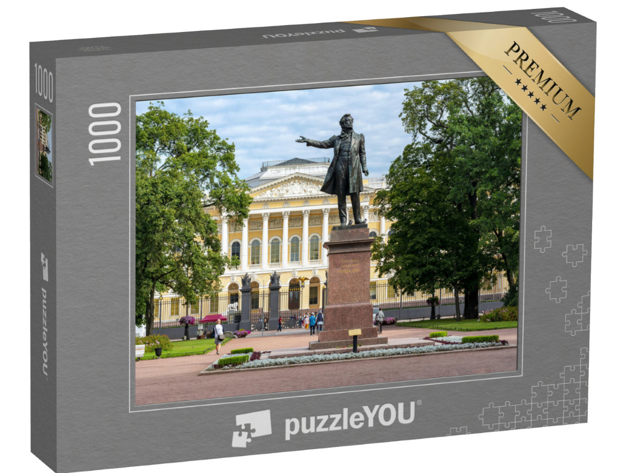 Puzzle 1000 pezzi „Monumento al poeta russo Alexander Pushkin, San Pietroburgo, Russia“