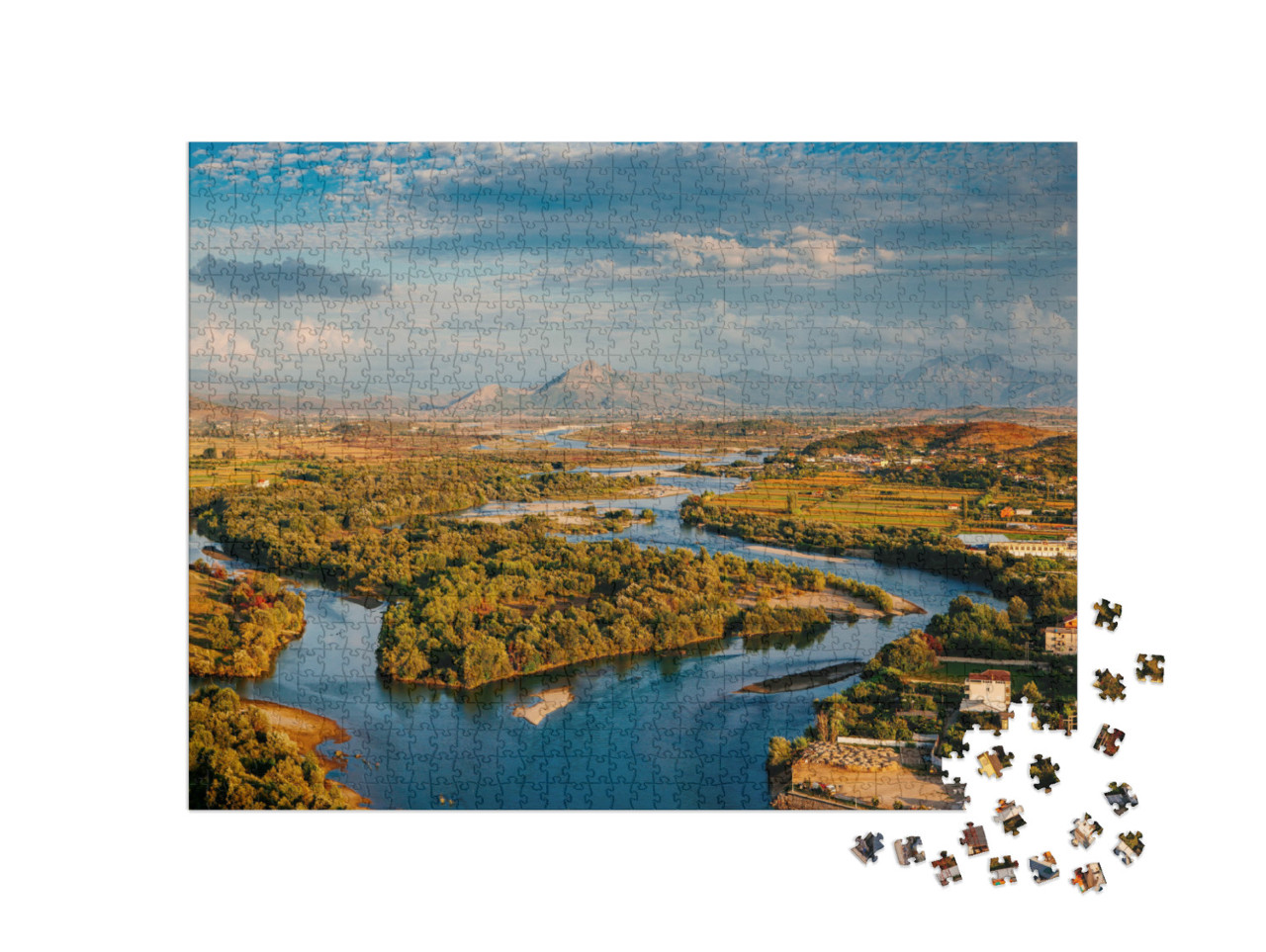 Puzzle 1000 pezzi „Fiume in Albania“