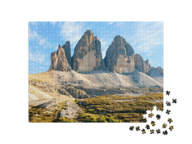 Puzzle 1000 pezzi „Le Tre Cime di sera, Dolomiti, Alto Adige“