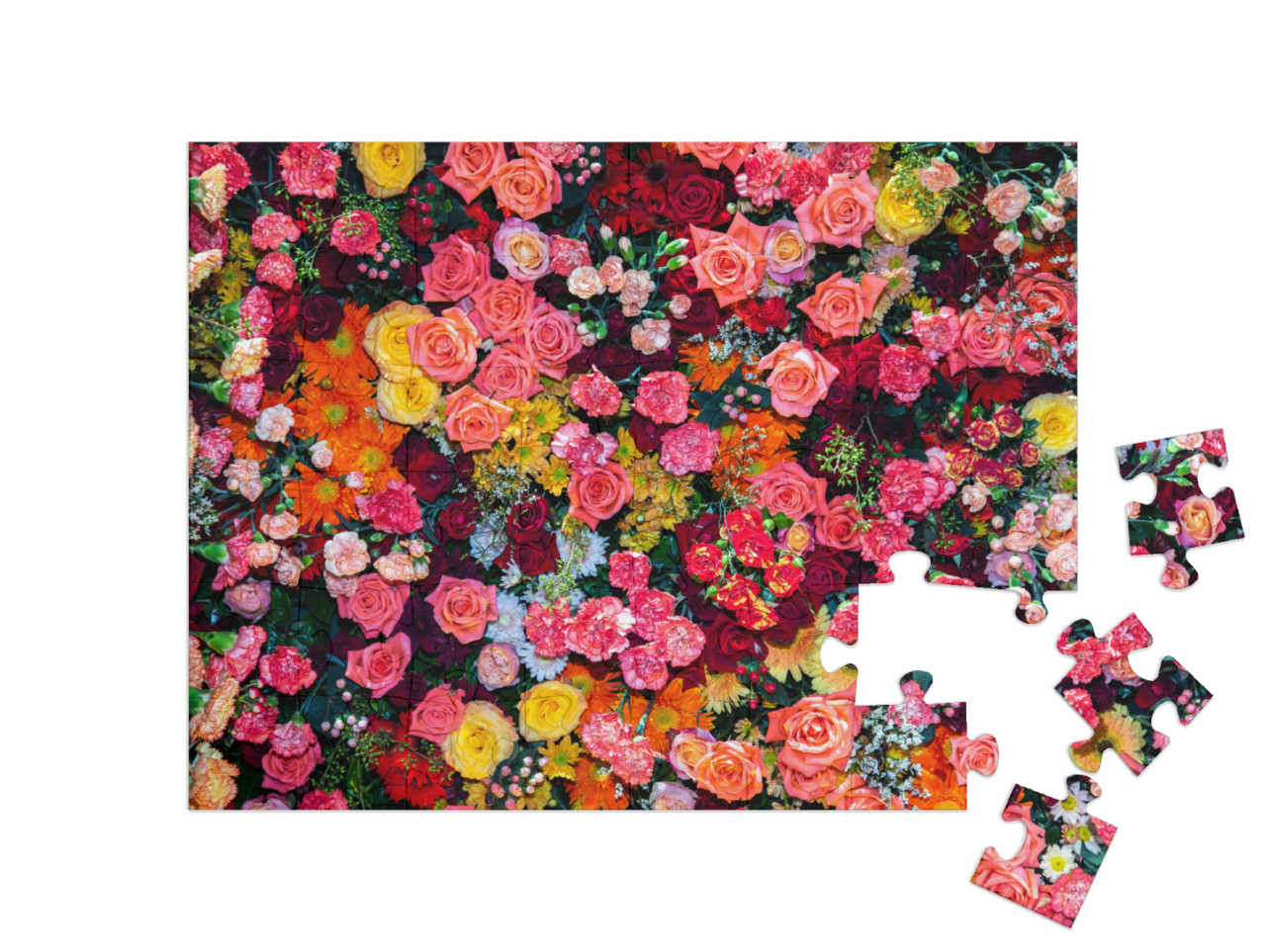 Puzzle 48 pezzi „Fiori bellissimi“