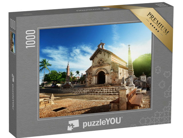 Puzzle 1000 pezzi „Villaggio di Altos de Chavon, Repubblica Dominicana“
