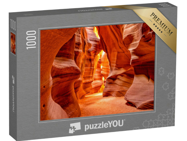 Puzzle 1000 pezzi „Luci e rocce dell'Antelope Canyon Arizona USA“