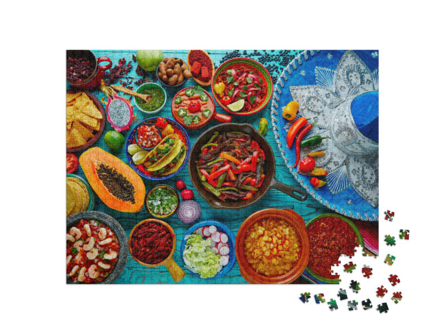 Puzzle 1000 pezzi „Cibo messicano“