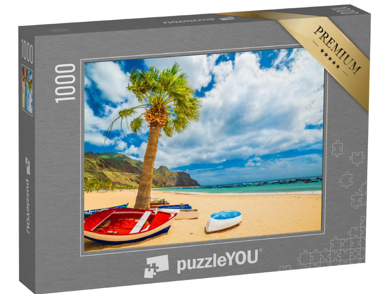 Puzzle 1000 pezzi „Spiaggia a Tenerife, Isole Canarie, Spagna“