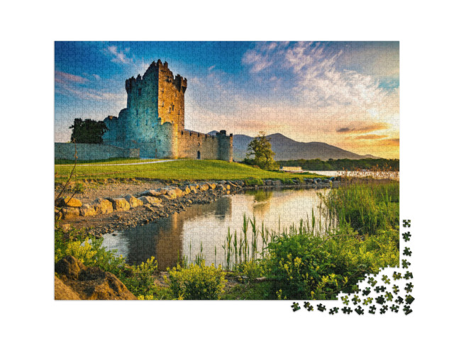 Puzzle 2000 pezzi „Ross Castle, antica fortezza in Irlanda“