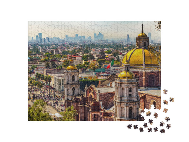 Puzzle 1000 pezzi „Basilica di Nostra Signora di Guadalupe, Città del Messico“