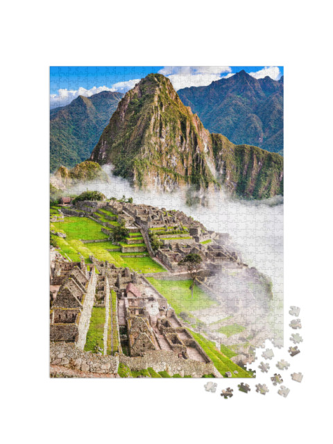 Puzzle 1000 pezzi „Le rovine della città di Machu Picchu, Perù“