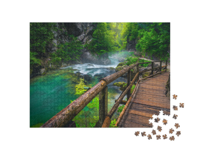 Puzzle 1000 pezzi „Passerella in legno“