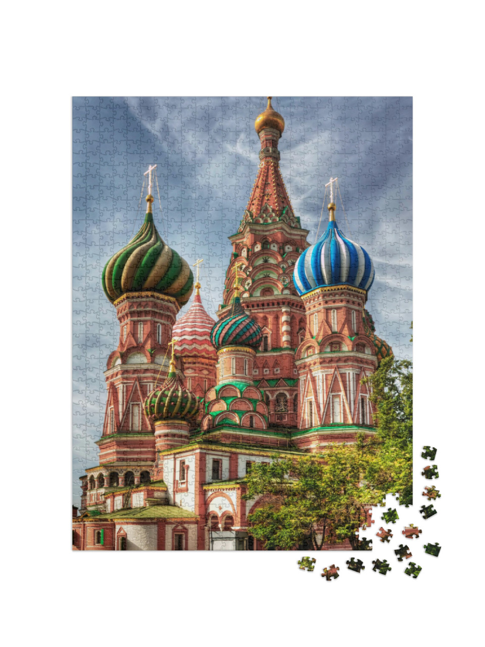 Puzzle 1000 pezzi „Cattedrale di San Basilio Mosca“