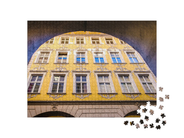 Puzzle 1000 pezzi „Il famoso centro storico di Bolzano - foto“