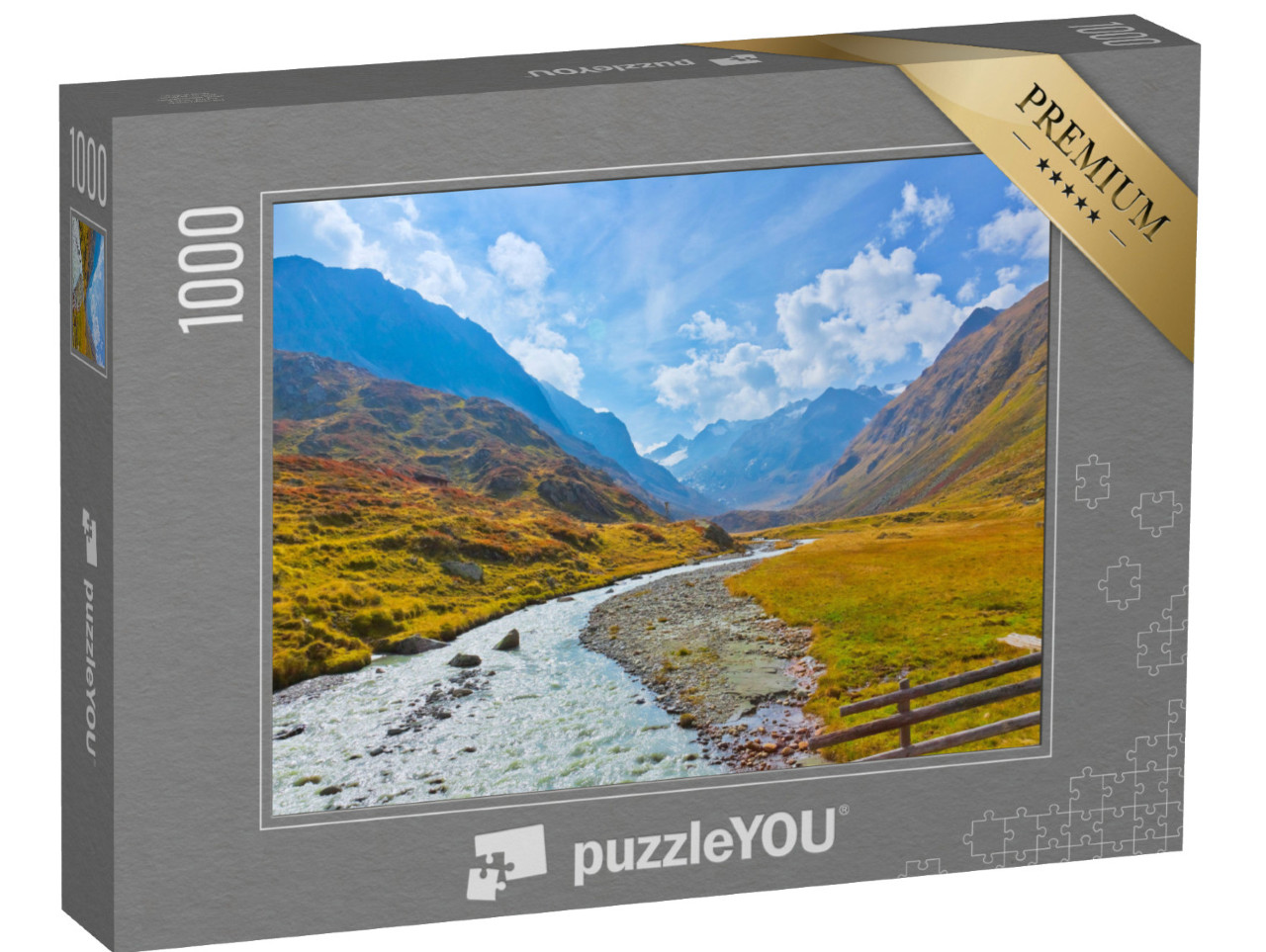 Puzzle 1000 pezzi „Escursioni nella Valle dello Stubai in Austria“