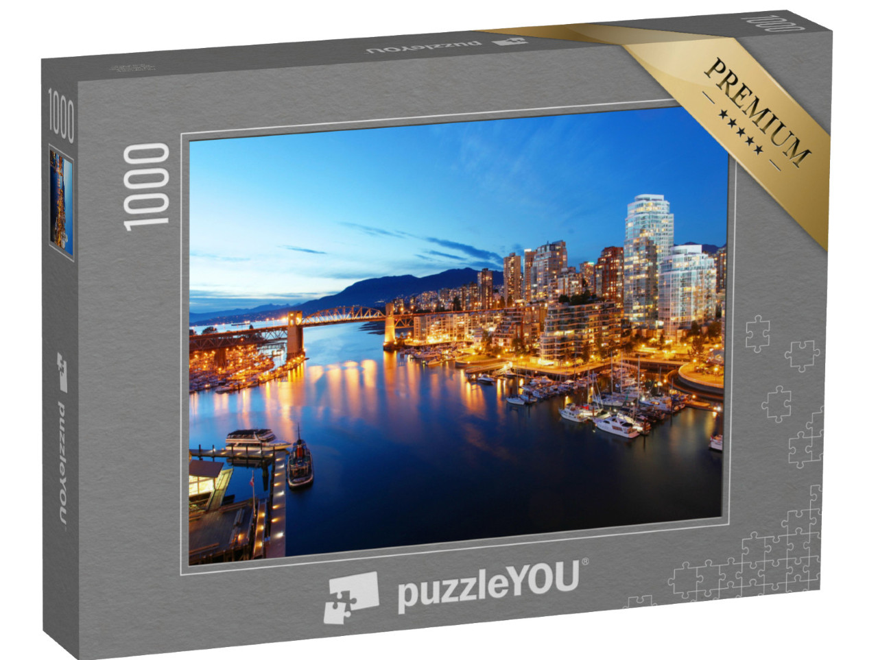 Puzzle 1000 pezzi „La città di Vancouver in Canada“