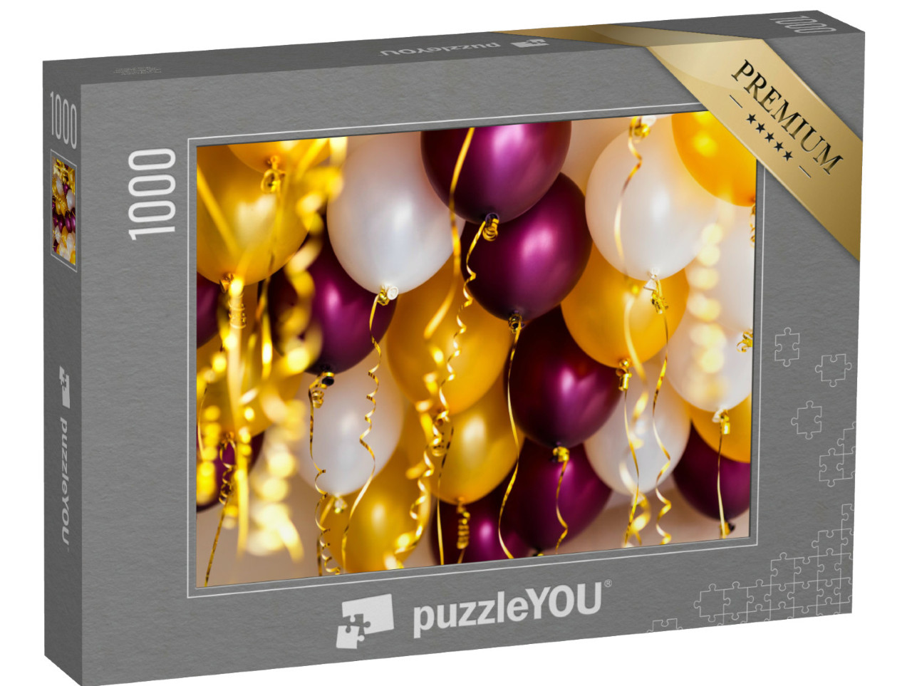 Puzzle 1000 pezzi „Palloncini colorati e festoni“