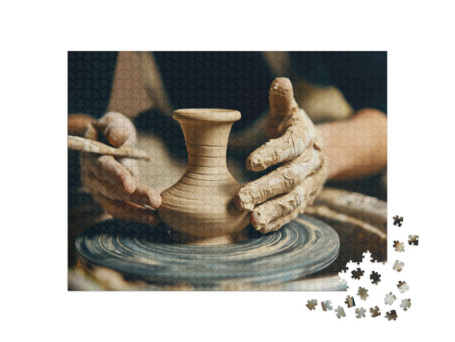 Puzzle 1000 pezzi „La delicata arte della ceramica“