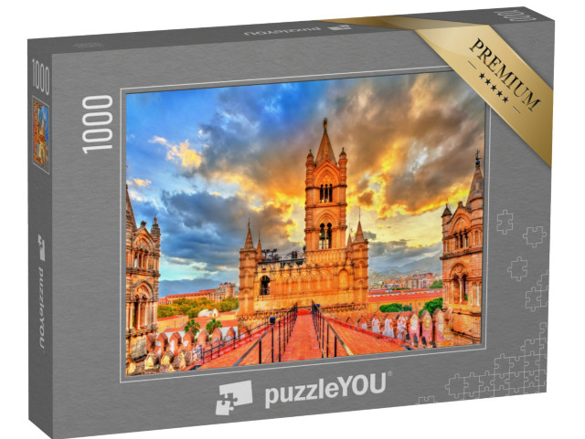 Puzzle 1000 pezzi „La cattedrale di Palermo, Sicilia“