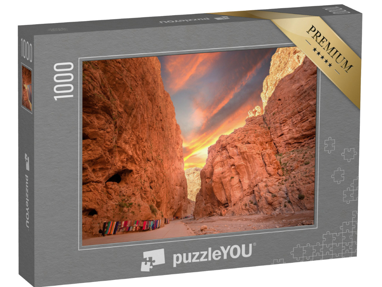 Puzzle 1000 pezzi „Gola del Todra in Marocco“