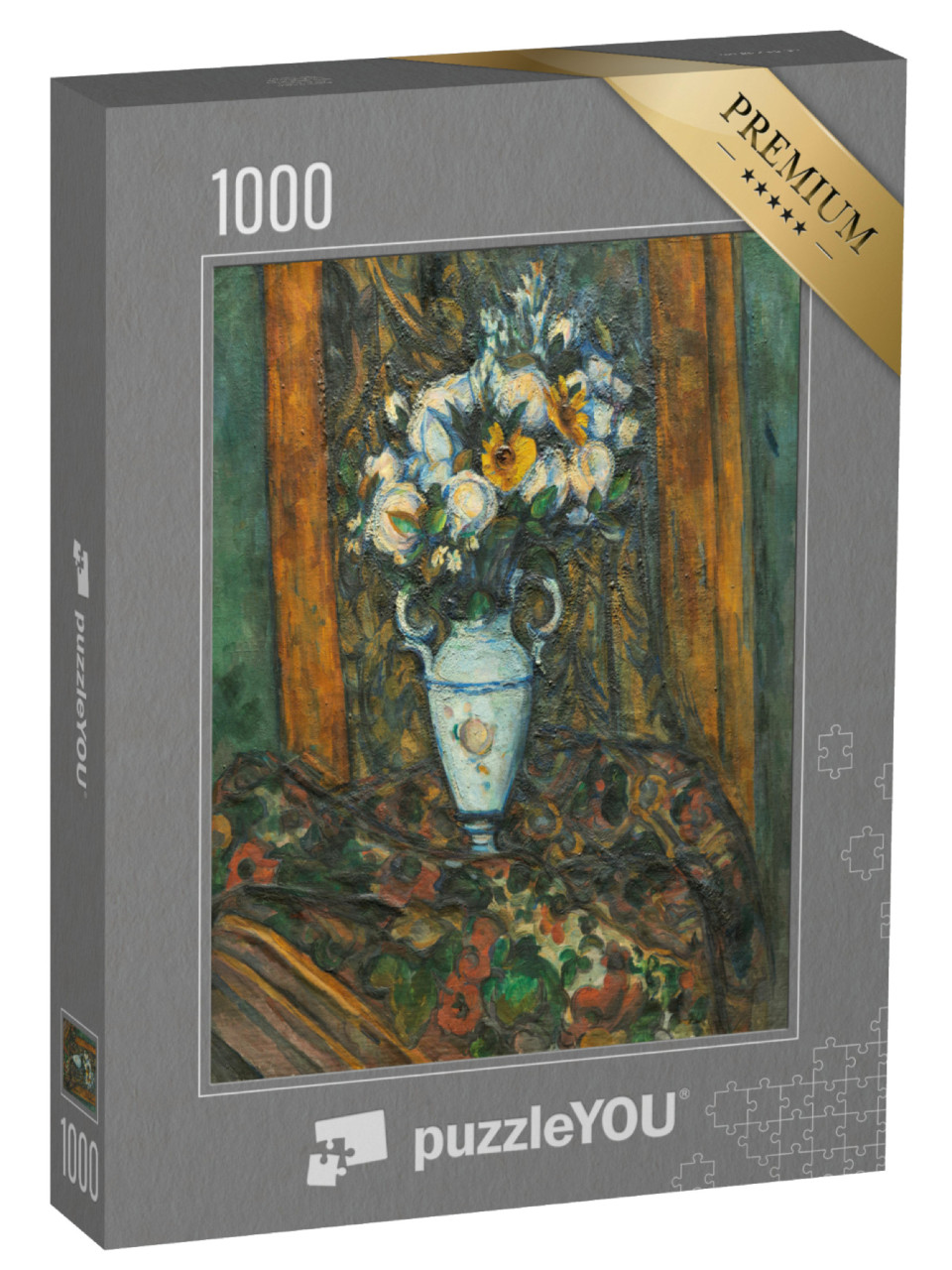 Puzzle 1000 pezzi „Paul Cézanne - Vaso con fiori“