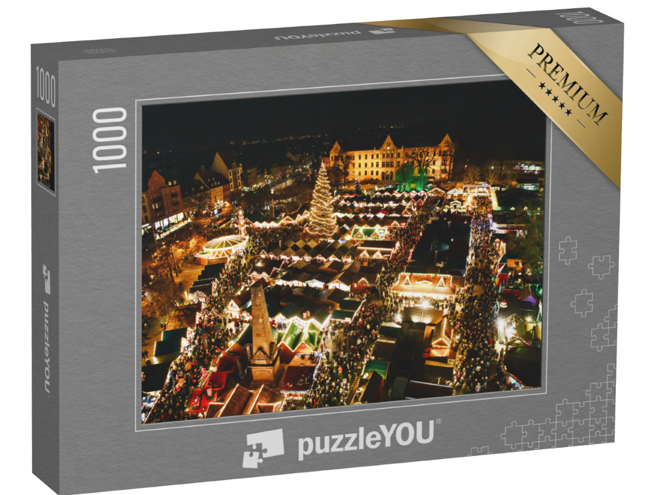 Puzzle 1000 pezzi „Mercatino di Natale di Erfurt“