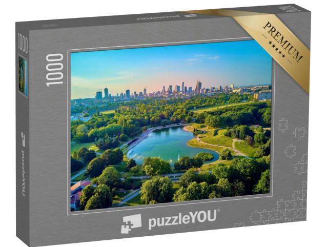 Puzzle 1000 pezzi „Varsavia: una serata al Mokotowskie a giugno, Polonia“