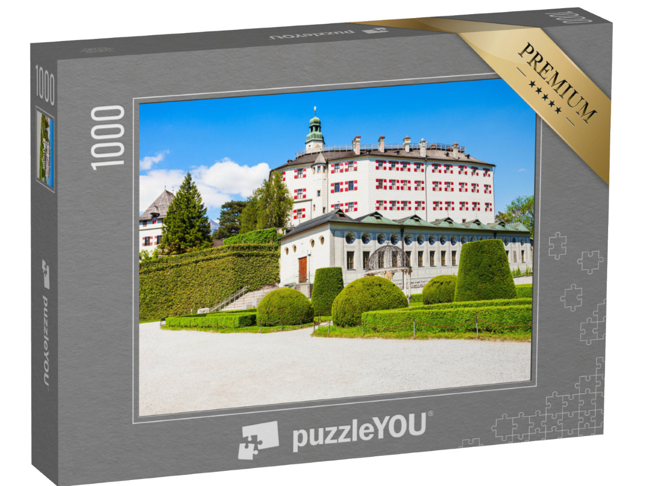 Puzzle 1000 pezzi „Castello di Ambras Innsbruck, Tirolo, Austria“