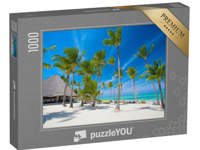 Puzzle 1000 pezzi „Spiaggia bianca nella Repubblica Dominicana“