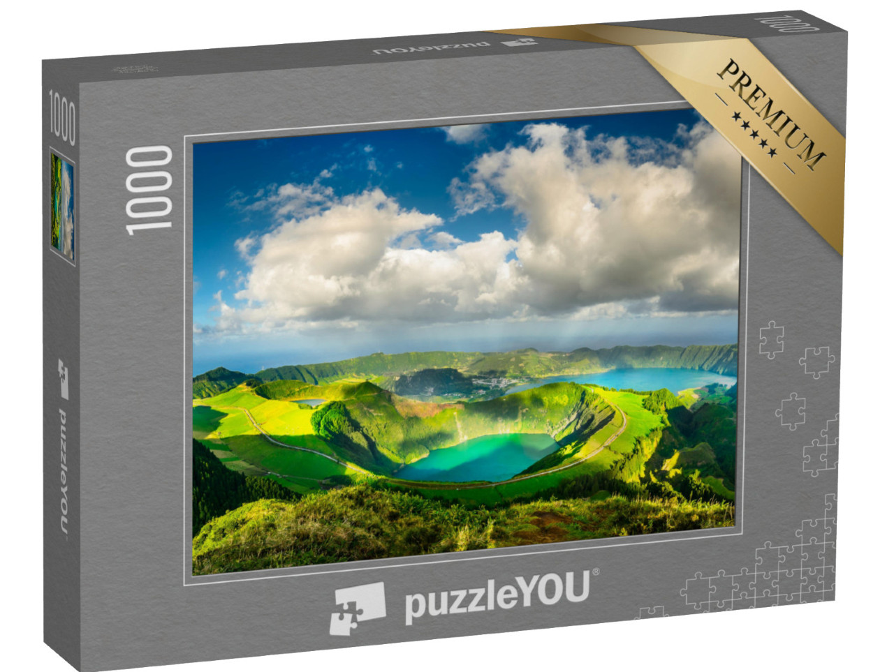 Puzzle 1000 pezzi „I laghi Blu e Verde, Azzorre“