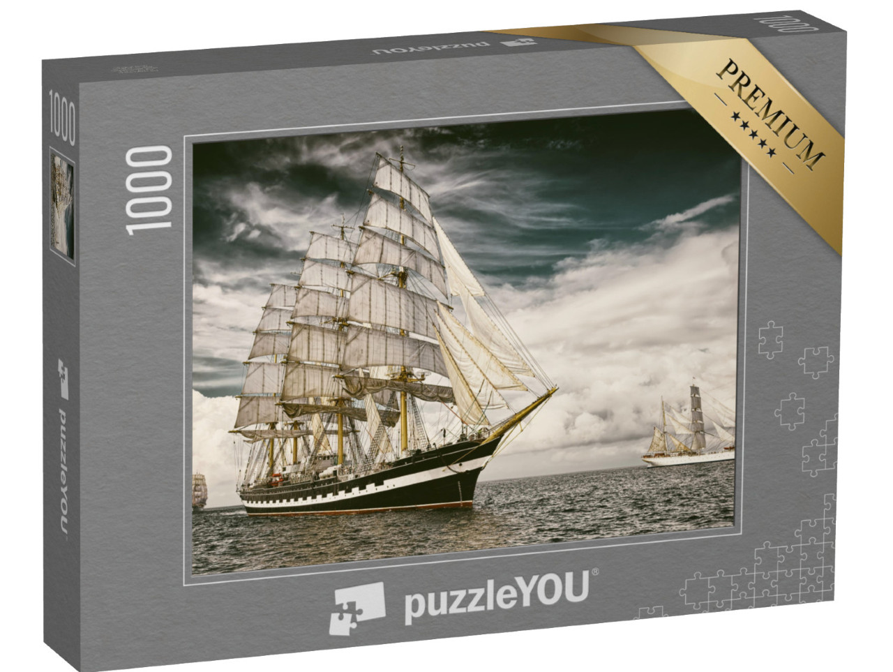 Puzzle 1000 pezzi „Veliero in viaggio attraverso il mare“