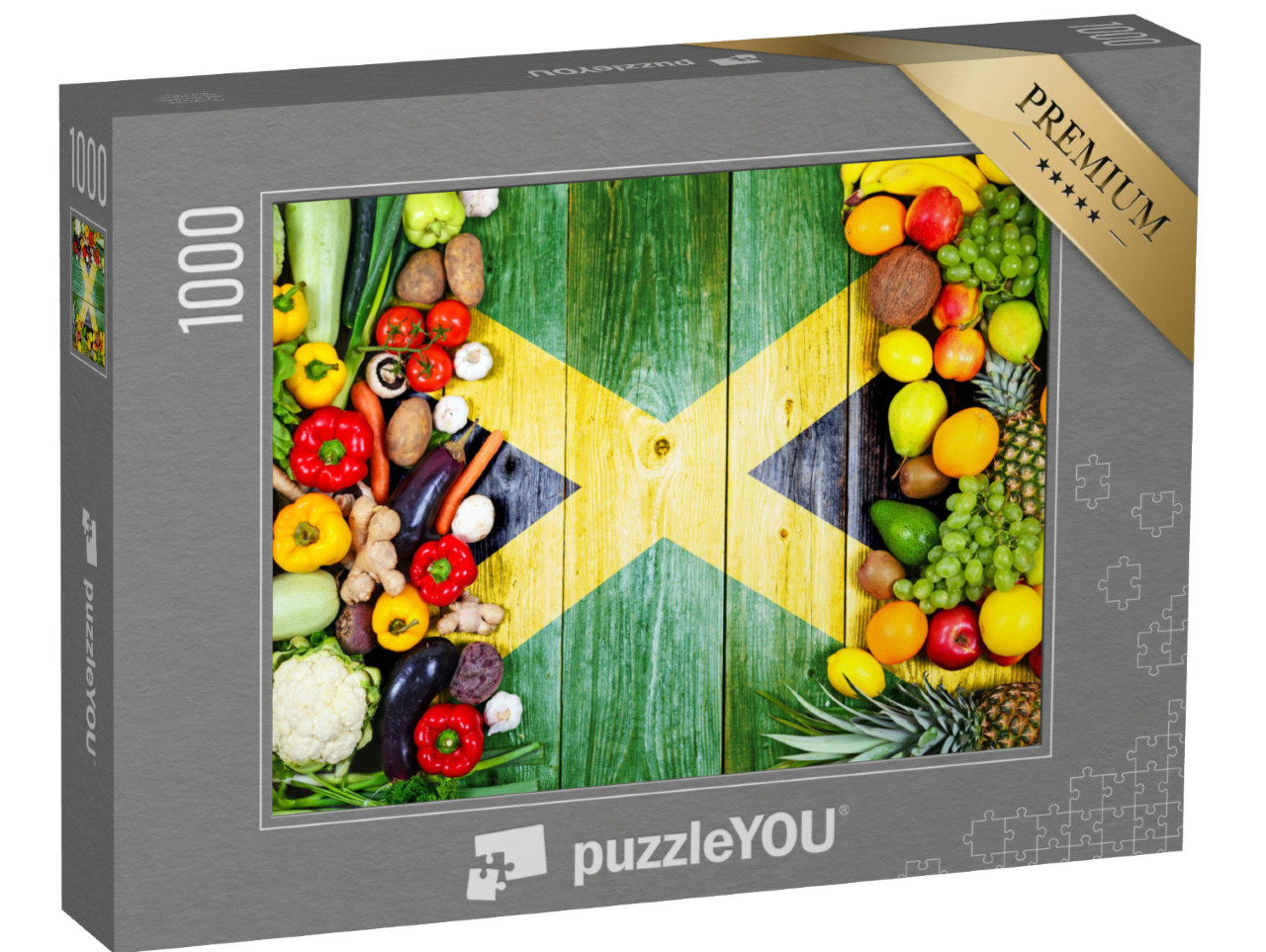 Puzzle 1000 pezzi „Frutta e verdura fresca dalla Giamaica“