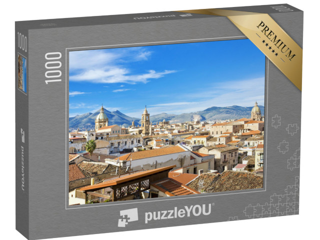 Puzzle 1000 pezzi „Sopra i tetti di Palermo“