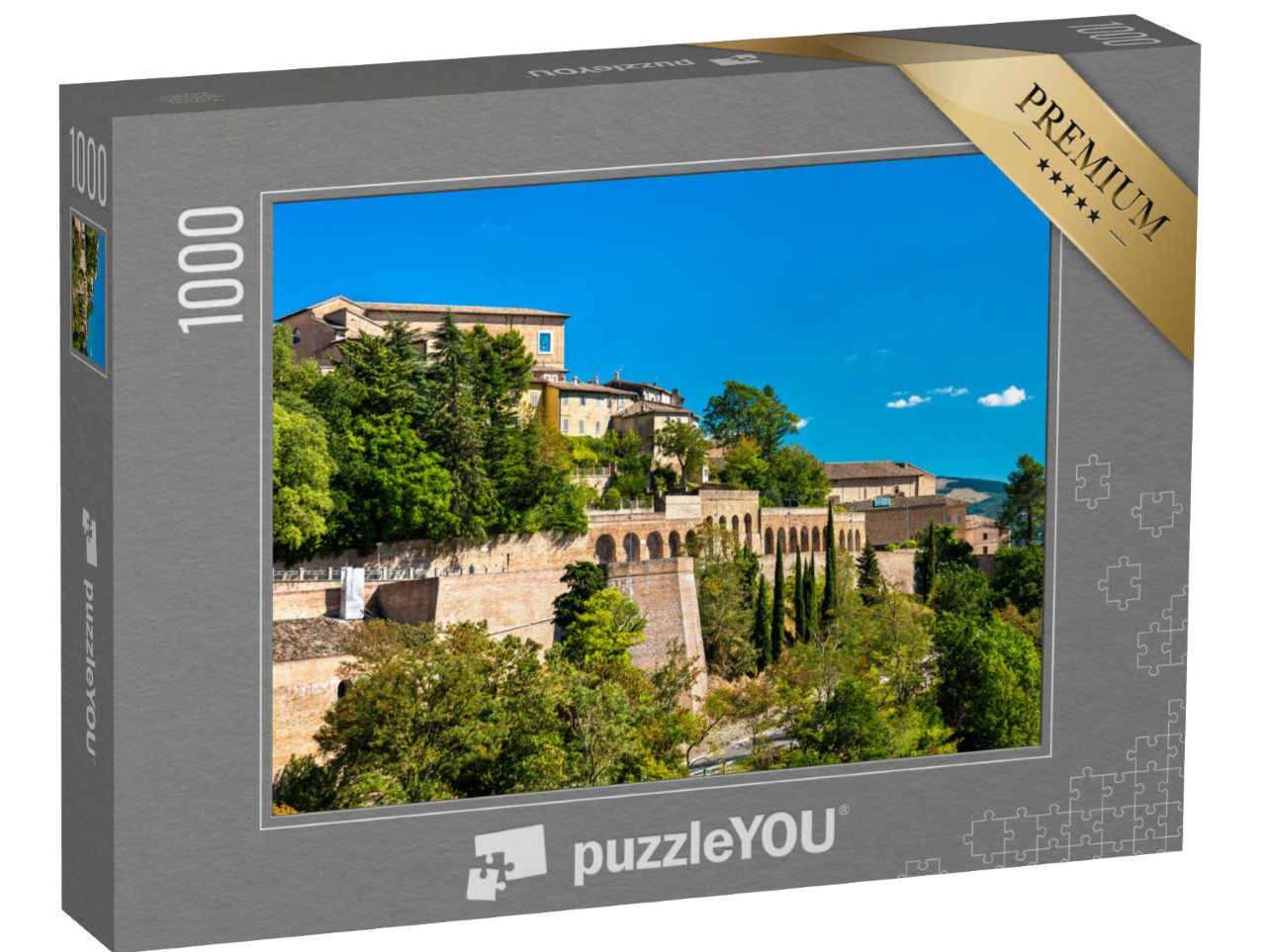 Puzzle 1000 pezzi „Dettagli di Urbino nelle Marche, Italia“