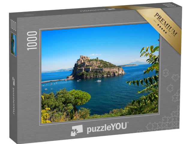 Puzzle 1000 pezzi „Castello Aragonese, Isola d'Ischia, Campania, Italia“