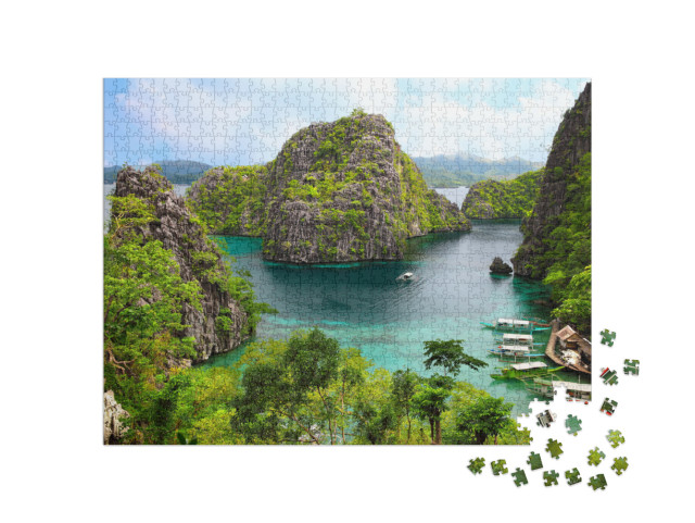 Puzzle 1000 pezzi „Isola di Busuanga, provincia di Palawan, Filippine“