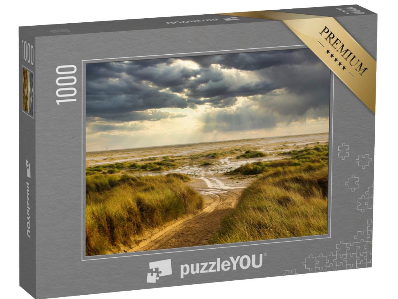 Puzzle 1000 pezzi „Dune sulla spiaggia di Amrum, Germania“