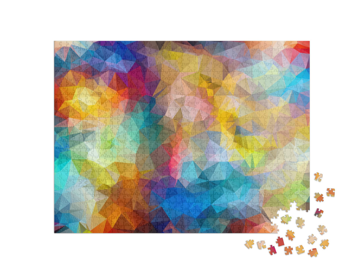 Puzzle 1000 pezzi „I colori dell'arcobaleno“