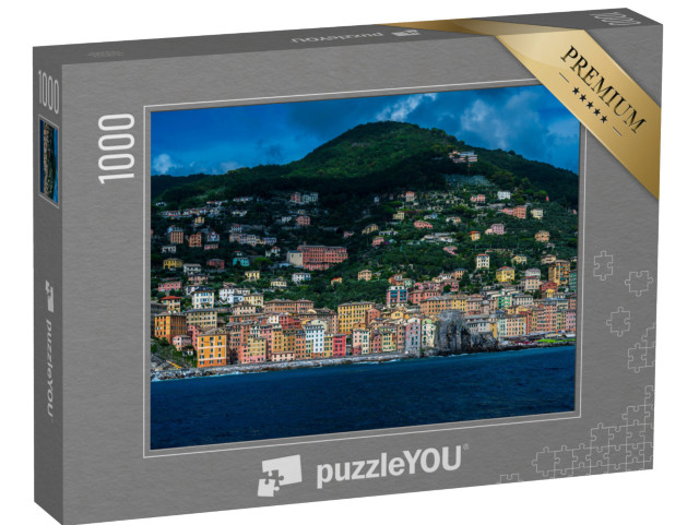 Puzzle 1000 pezzi „Camogli. Centro storico della Liguria adagiato sul mare. Un'Italia meravigliosa.“