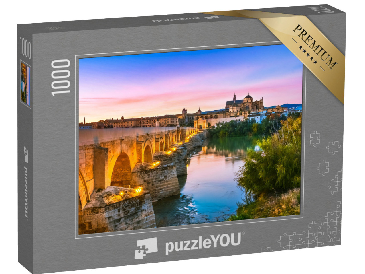 Puzzle 1000 pezzi „Un tranquillo crepuscolo a Córdoba, Andalusia, Spagna“