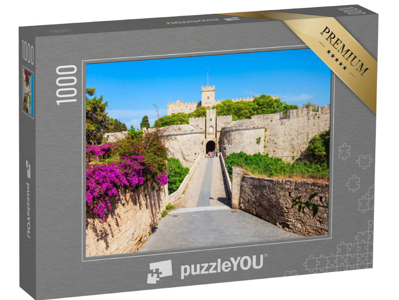 Puzzle 1000 pezzi „Città vecchia di Rodi, Grecia“