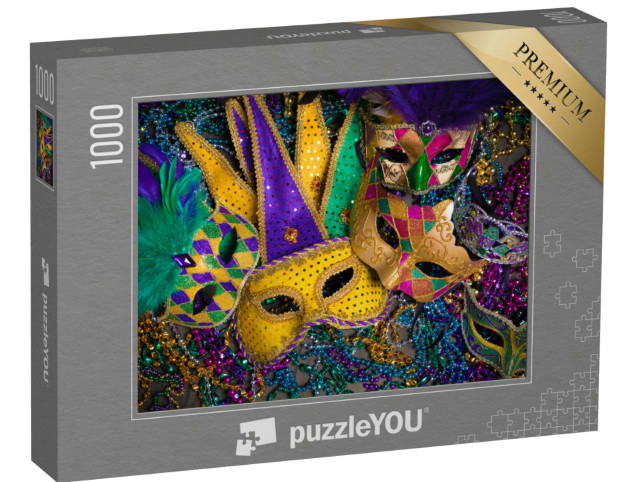 Puzzle 1000 pezzi „Maschera di carnevale veneziana“